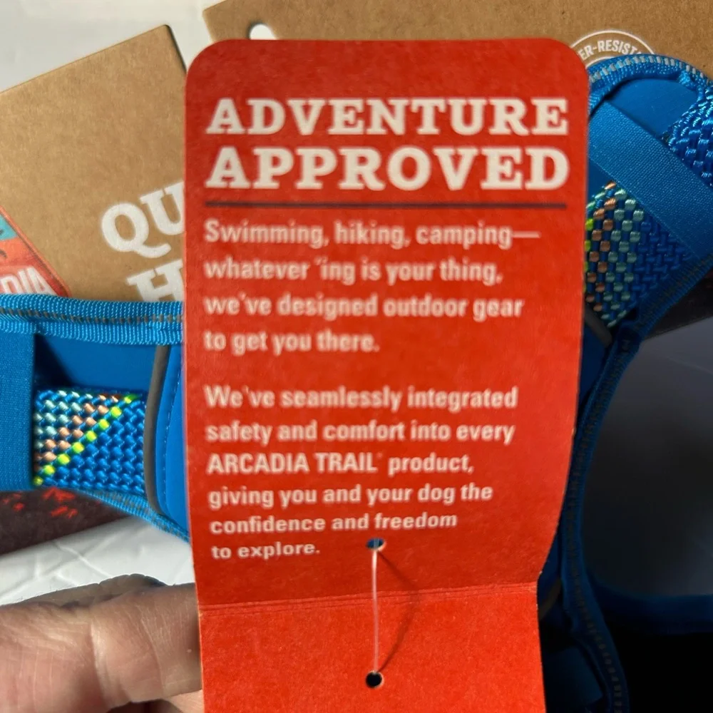 New Arcadia Trail® Quick Dry Dog Blue Harness M